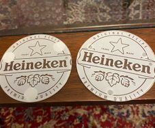 Heineken Glass Coasters Set