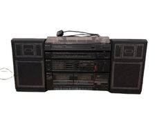 Vintage Hitachi Hi-Fi System | Turntable, Tuner, Amplifier, Dual Cassette | 1980