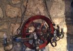 Vintage Cartwheel Gothic Style Chandelier