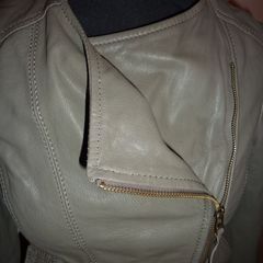 Bershka leather biker jacket size M