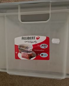 Christmas Baubles 30 Litre Storage Box