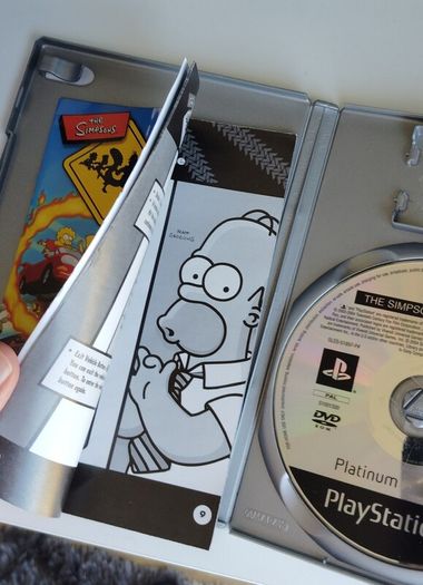Playstation 2 Ps2 Simpsons Hit and Run Game