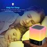 Bedside Lamp with Alarm Clock Bluetooth Speaker, Night Light Bedroom Decor RGB Color Changing Table Lamp, Gifts for Teenage Girls, Boys, Gifts for Women, Kids Birthday Image 5
