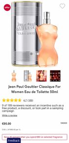 Jean Paul Gaultier Classique parfum for her