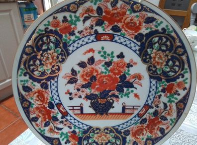 Three Asian Display Plates