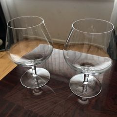 Extra large Brandy  glasses 6" inches H by 4" inches in width