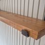 Solid wood shelves, incl. heavy duty metal brackets Image 4