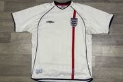 Genuine Vintage 2001 Umbro England Hone a jersey Shirt Mens Large
