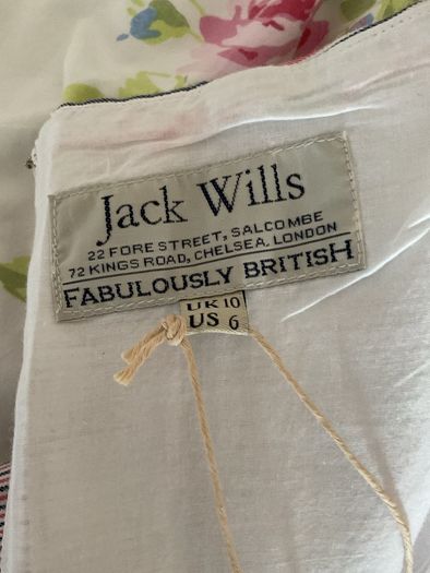 dress Jack wills cotton strapped dress with pockets size 10