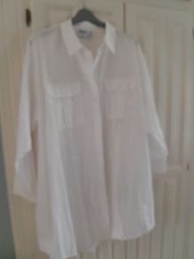 Rita Ora Oversized Shirt 100% Cotton
