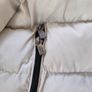 Mens Moncler White Down Jacket Hooded Puffer Coat Size M Authentic Image 3