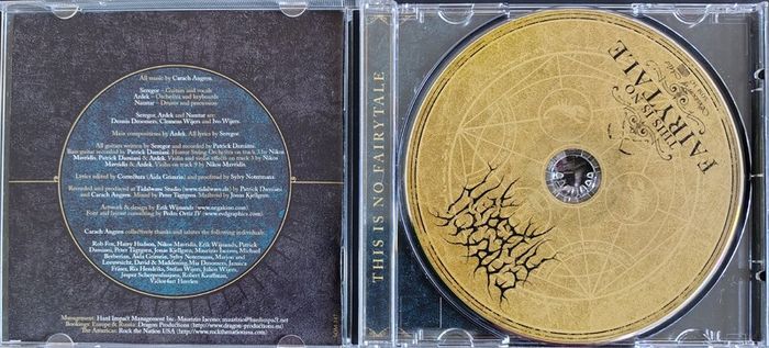 Carach Angren - This Is No Fairytale CD (2015) Dutch Black Metal EX+