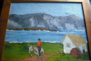 a lovely oil painting by a irish artist now passed, BRIEN MERRY