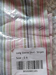 Brand new in wrapper Boys shirt age 5 to 6 years