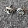2x Silver earrings Image 4