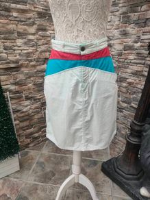 Vintage 80s mini skirt size Small Spring Summer Festival Season Postage included