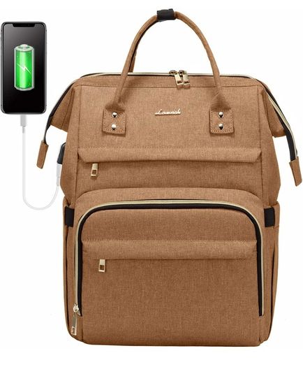 Travel Laptop Backpack, Wide Open Work Bag Lightweight Laptop Bag with USB Charging Port, Anti Theft Business Backpack, Water Resistant School Rucksack Gifts for Men Women (15.6inch Grey/Black)