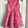 Gorgeous dark pink and gold dress age 11 Image 2