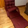 Adjustable Folding Floor Lazy Chair with Pillow Image 6