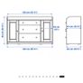 IKEA Hauga Sideboard, White Image 3