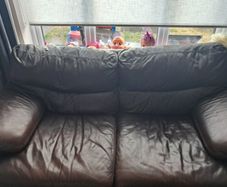 Free leather sofa