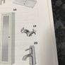 Hemnes bathroom sink unit, sink & taps Image 2