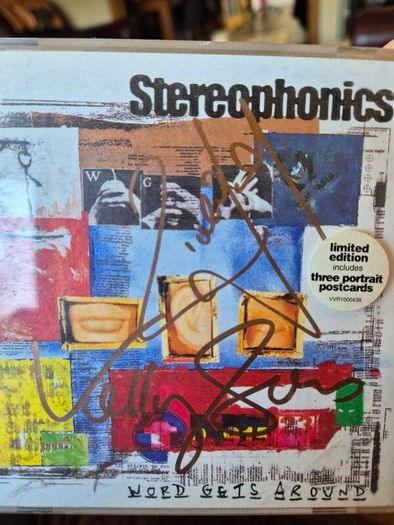 Stereophonics CD signed by Kelly and Richard