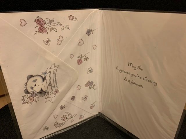 Engagement greeting card