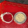 silver Claddagh ring Image 9
