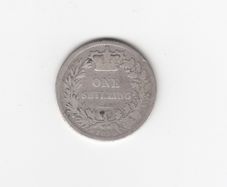 1839, 1/-, 92.5% Silver coin (no 356)