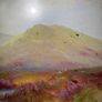 Helen Holness Original Antique Watercolour - Saddle Tor, Dartmoor - Swept Gilt Frame Image 9