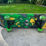 Oxelo Play 3 skateboard, Swaggydog design, green wheels Image 2
