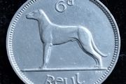 Ireland - 1940 - 6 Pence - Wolfhound - KM.13 - [2616]
