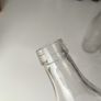 440 - Set of 6 Vintage Clear Glass Collectible Decorative Bottles Image 9