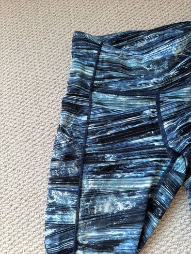 Lululemon fast and free 25" leggings size 10