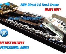 SMC-DIRECT 2.6TON Car Towing A-Frame Recovery Dolly Trailer