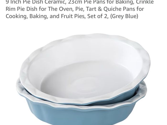 Quiche dish x 1