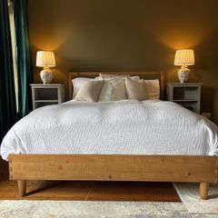 Pair Of French Style De stressed Bedside Tables