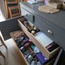 Pine dresser kitchen hutch with 2 x drawers and pull out drawers Image 6
