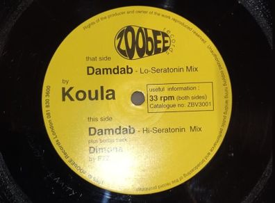 Koula - Damdab -  Zoobee Records - Mid 90s Classic Trance!