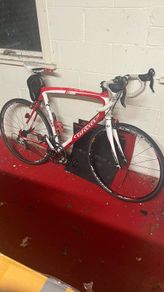 Red and White Wilier Road Bike