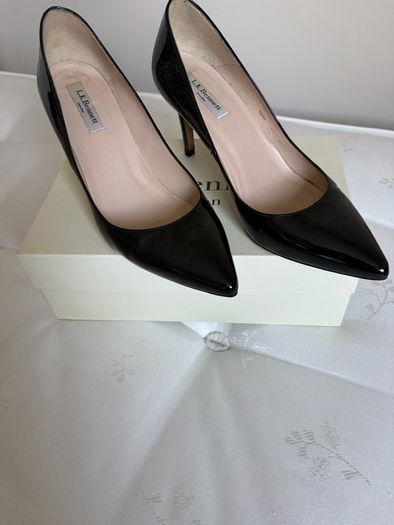 LK Bennett Black Heel Shoe