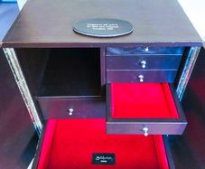 Bill Amberg London Bespoke Jewellery Chest for Alain Levy, PolyGram.