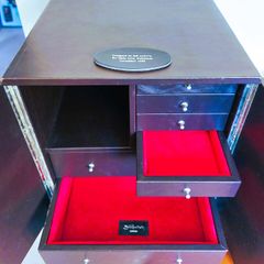 Bill Amberg London Bespoke Jewellery Chest for Alain Levy, PolyGram.