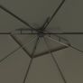 Gazebo 3x3x2.7 m Taupe 160 g/m Sq Image 2