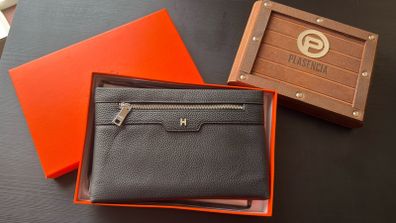 Luxury Leather Clutch Bag