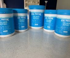 Vital collagen powders organic supplement. Read caption