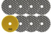 2 sets dry polishing pads &amp; Aluminum backing pad