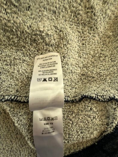 Patagonia Womens Mount Sterling Organic Cotton French Terry Dress Blue M