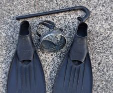 Vintage Snorkeling Set